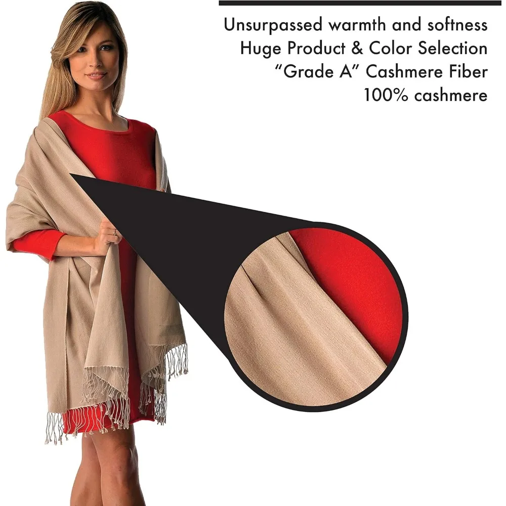 شال حريري نسائي فاخر - لفافة ناعمة وخفيفة الوزن للمناسبات الأنيقة #3