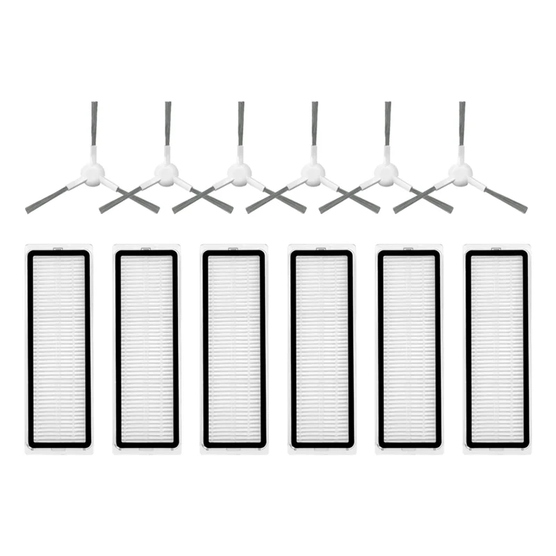 UNCL For Xiaomi Robot Vacuum S40C / E101 Spare Parts Accessories Kits Side Brush HEPA Filter