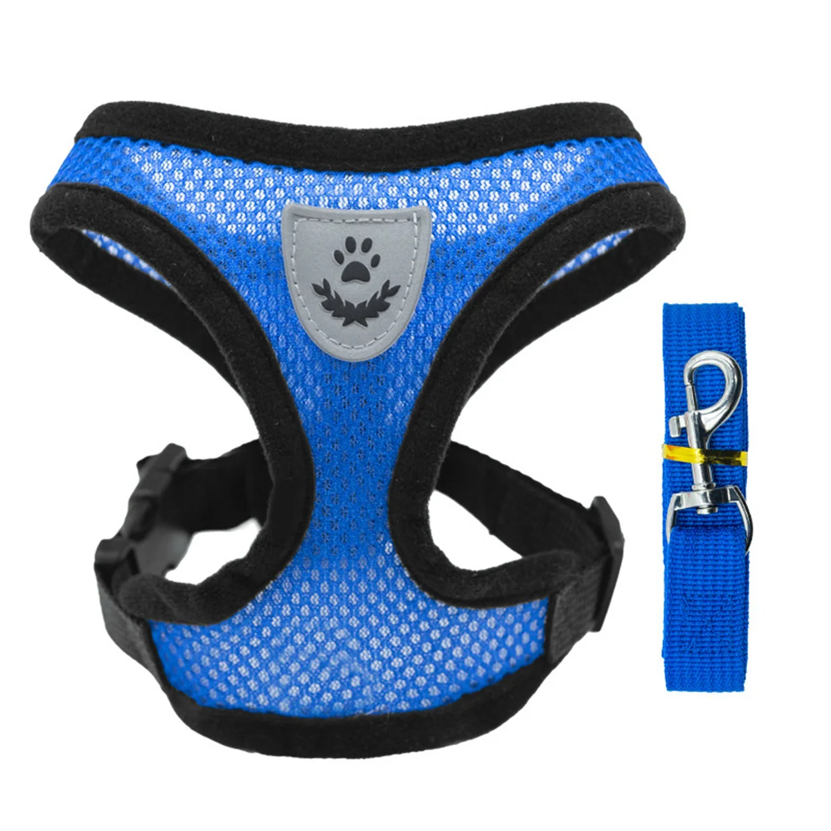Puppy Cat Vest Harness With Leash Breathable Mesh Pet Chest Straps For Chihuahua York Harnesses Reflective Bulldog Walking Leash