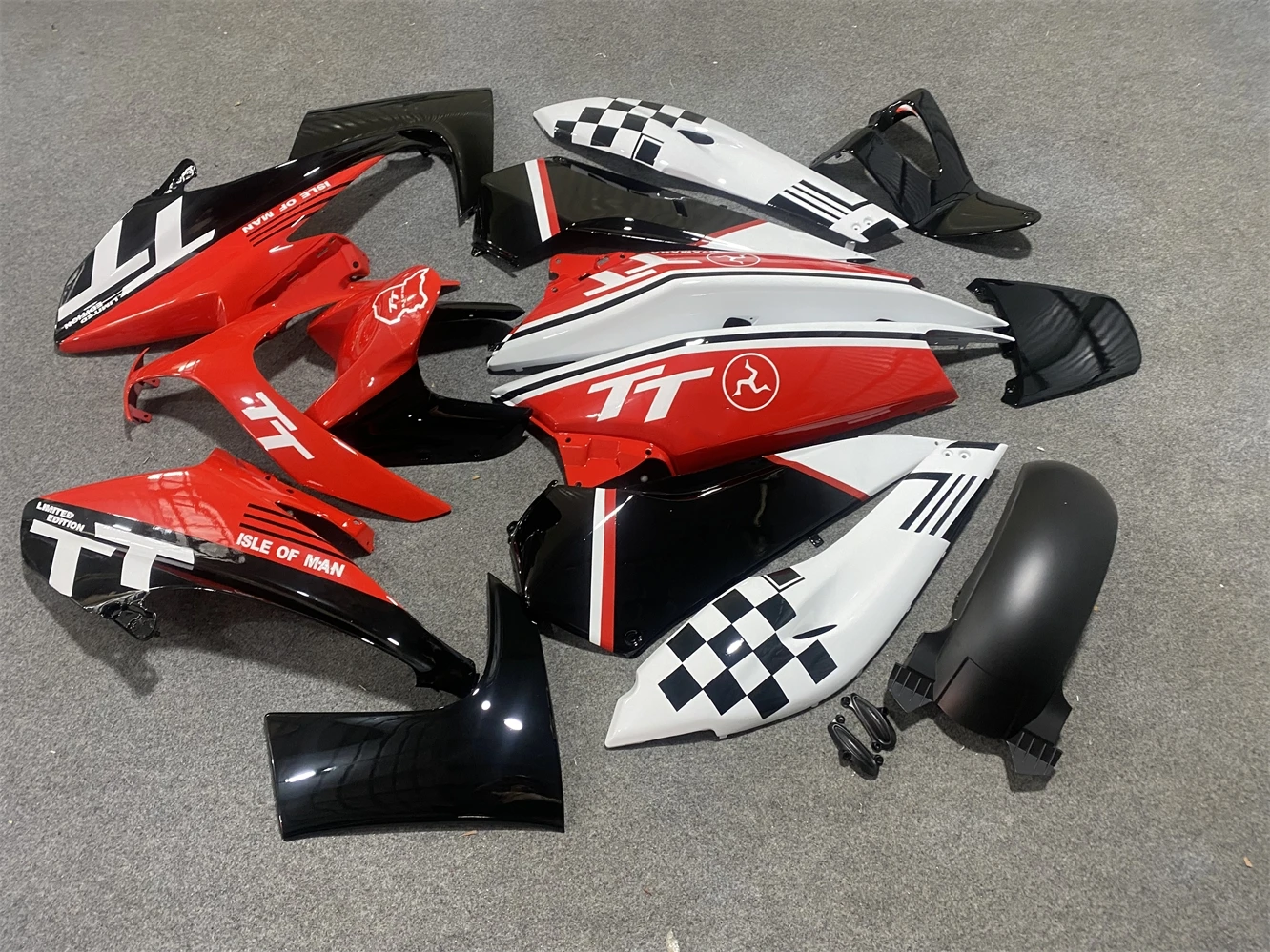 Motorcycle Fairing kit for Yamaha TMAX500 08-11 500 2008 2009 2010 2011 Fairing Red White Black motorcycle guard