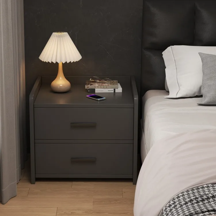 Bedroom Bedside Cabinet 2025 New Light Luxury High-end Storage Cabinet, Small Minimalist Bedside Cabinet, Italian Storage Rack