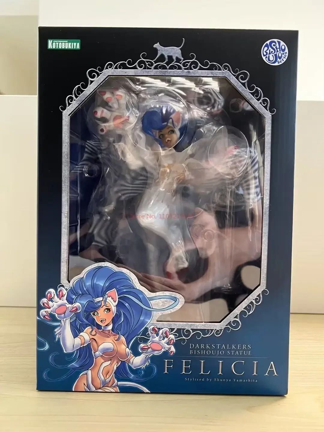 Darkstalkers Bishoujo Felicia 섹시한 소녀 애니메이션 피규어, 뱀파이어 모리건 에인랜드 액션 피규어, 성인 모델 인형 장난감, 23cm