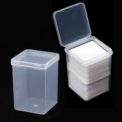 1pcs Organizer Cotton Swab Storage Box for Nail Art Remover Towel Paper Cotton Pads Nail Cleaner Remover Pads Nail Storage Box