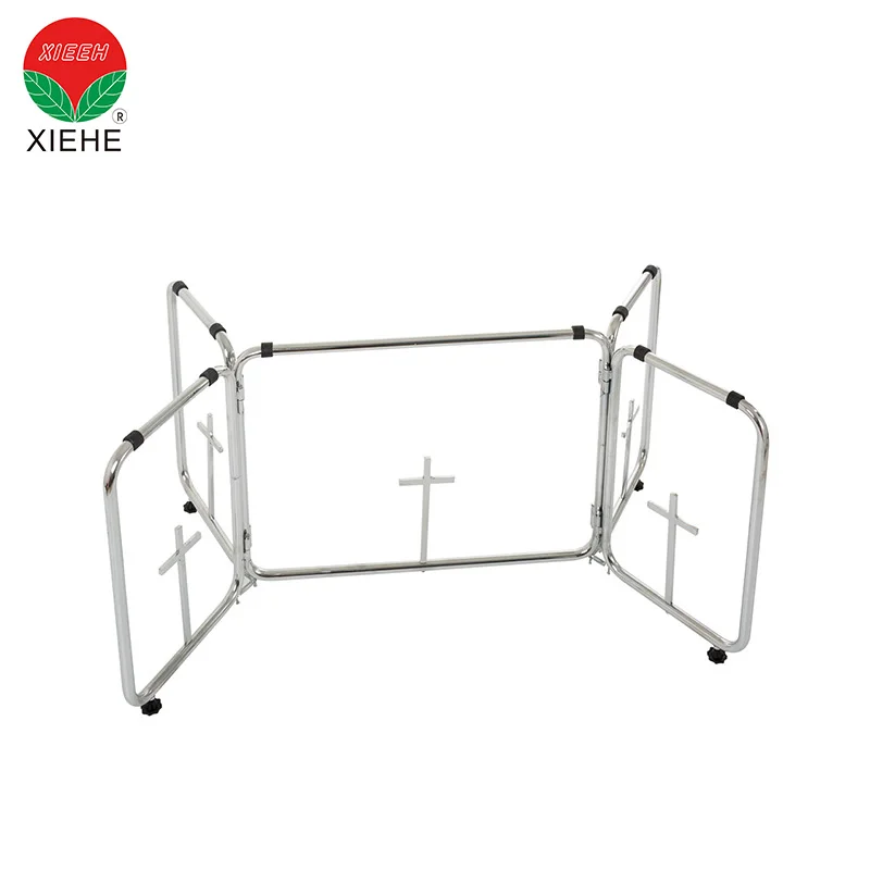 American Style Steel Catafalque Funeral Trolley For Coffin Accessories And Caskets