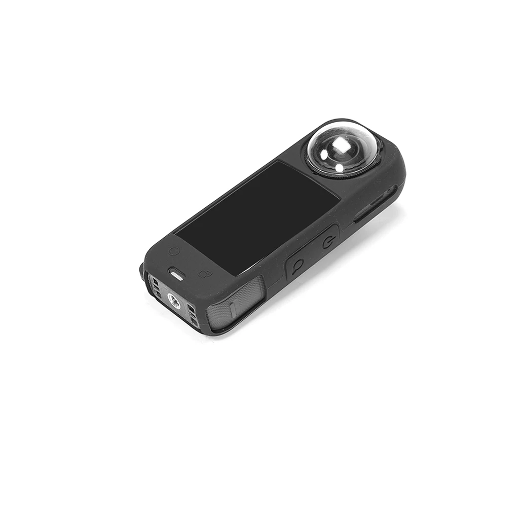 Leichtes Silikon-Schutzcover-Set für Insta360 X5 X4 Kameragehäuse, Objektivdeckel, Trageschlaufen, präzise Ausschnitte für vollen Zugriff – Detail 2