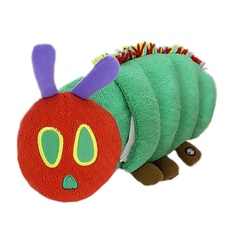 New Cute The very hungry caterpillar Kids Baby Plush Early Education Books Pillow 30CM Stuffed Toys For Children Christmas Gifts