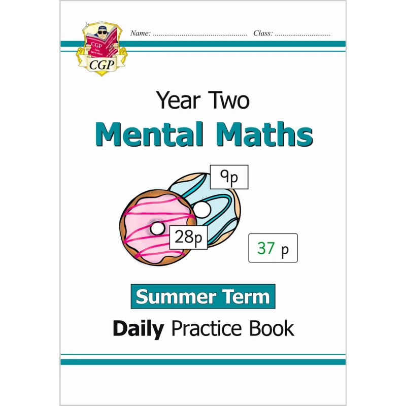 

Новая книга для ежедневной практики KS1 Mental Math, год 2, летний терминал, книги CGP, координация групп, публикации 9781789087666 Книга