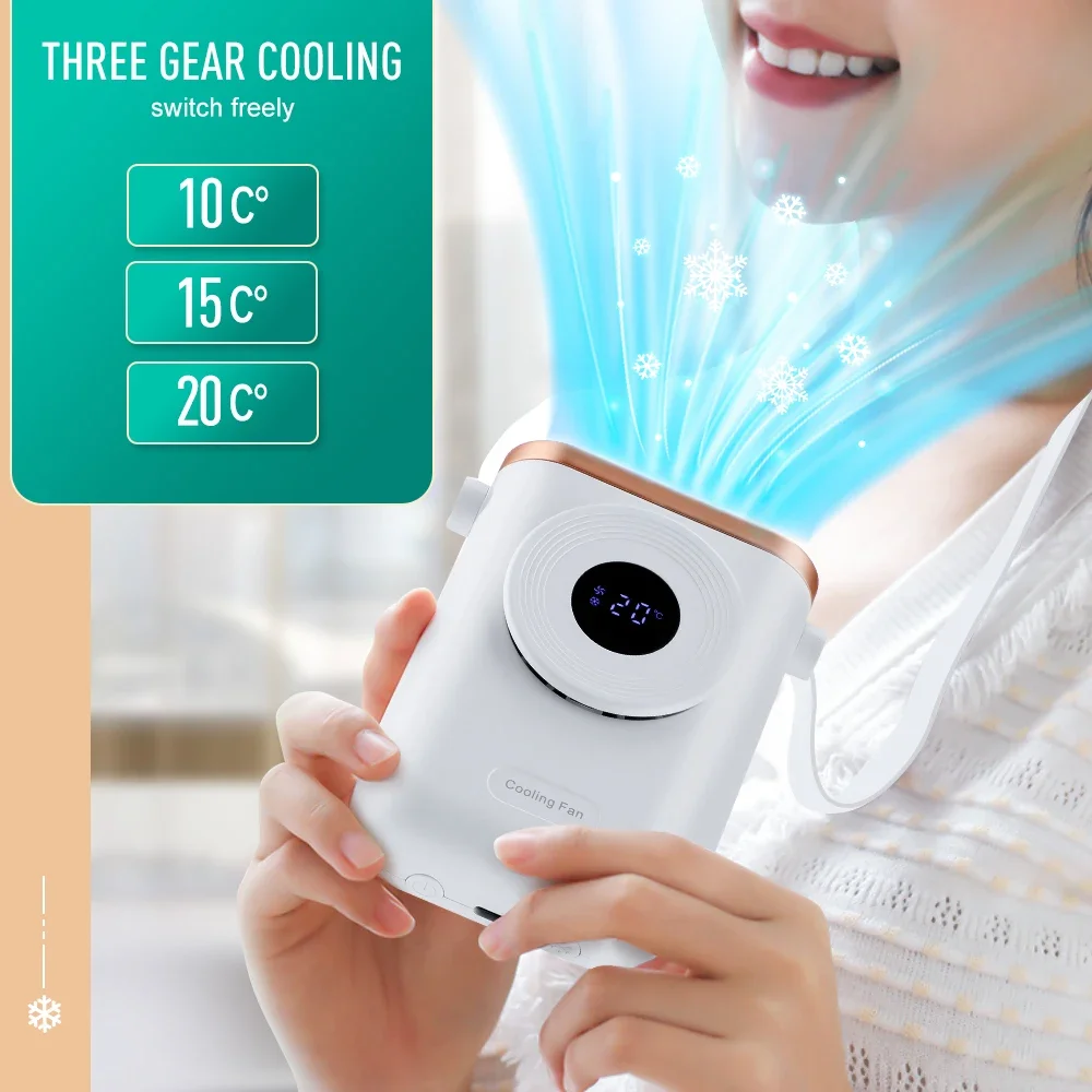 Portable Air Conditioner Cooling Fan Rechargeable Handheld Cooler