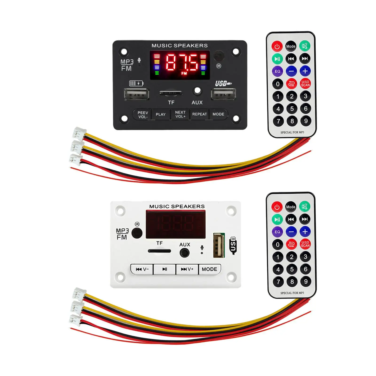 블루투스 MP3 플레이어 디코딩 보드 모듈 자동차 MP3 플레이어 액세서리