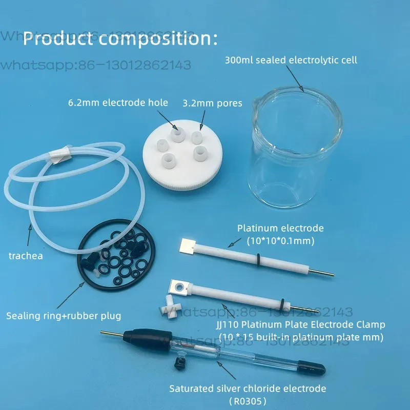 Suitable for A Set Of Electrochemical Electrode System C001 Sealed , Including Three Electrodes And Electrolytic Cell.