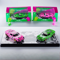 1:64, GT40 MK1 Le Mans rally car ZOOM Tyrannosaurus livery, alloy die-cast static miniature car toy model, collectible gift.