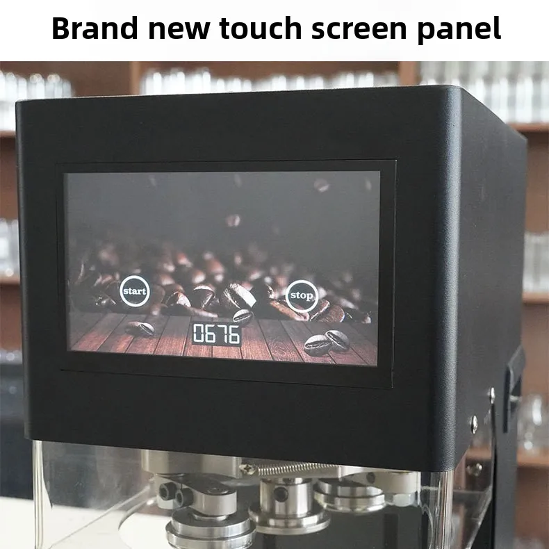 Negozi di tè al latte commerciali Bottiglia con coperchio in alluminio Can2025 Macchina per sigillare tazze con touch screen ottimale intelligente completamente automatica per