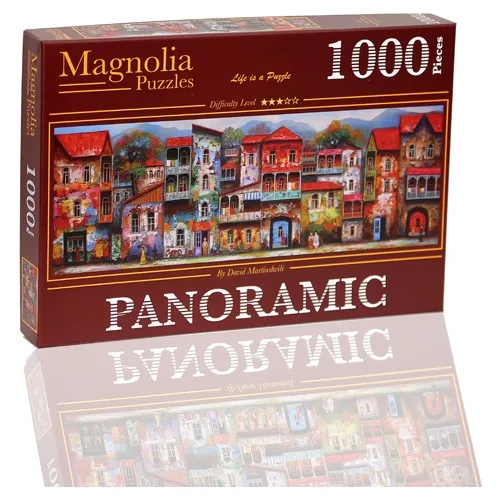 Magnolia Puzzle - 1000 Piece Jigsaw Puzzle-Old Tbilisi-Old Tbilisi - 2311