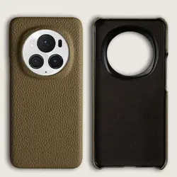 Genuine Leather Case For Honor Magic8 Pro Cover Pura80 Ultra 70Pro For Huawei Mate80 p60Pro mate60 Cowhide Back Shell capa coque