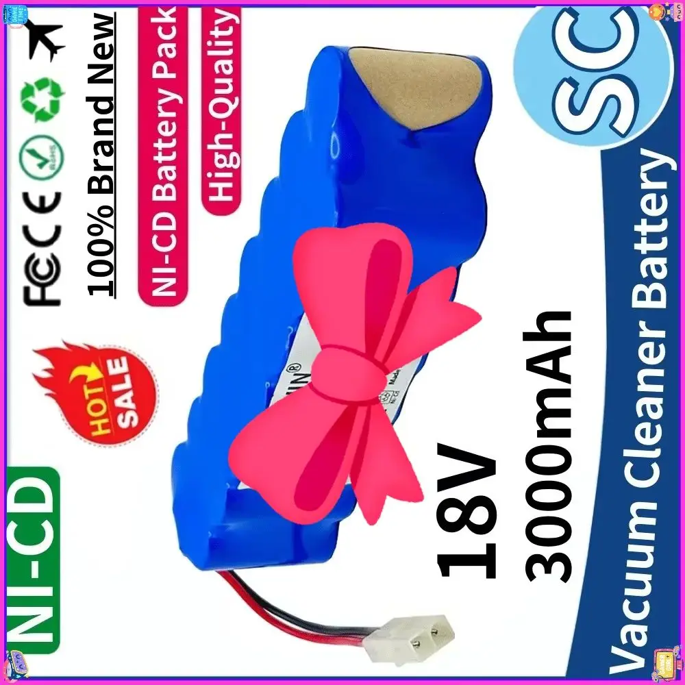 

18V 3000mAh NiMH Suitable for-Rowenta Battery Pack CD Vacuum Cleaner RH8771 or Tefal Cyclone Extreme Vacuum Cleaner Battery P102