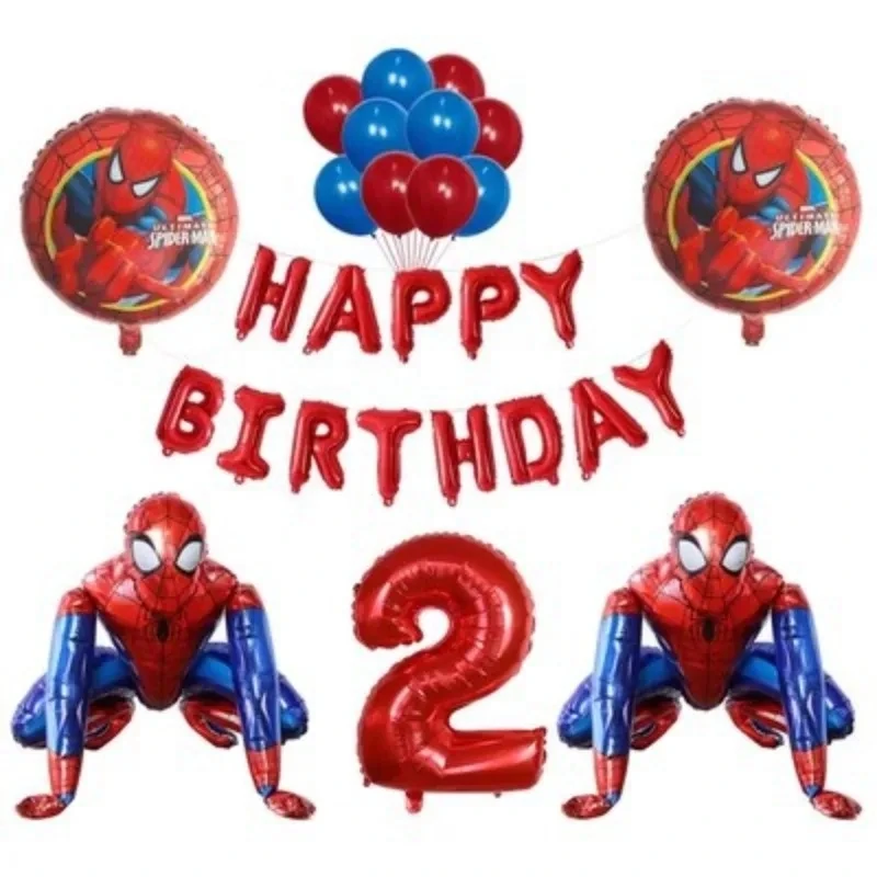 Marvel Comics 3D Spider-Man modeling birthday party decoration balloon