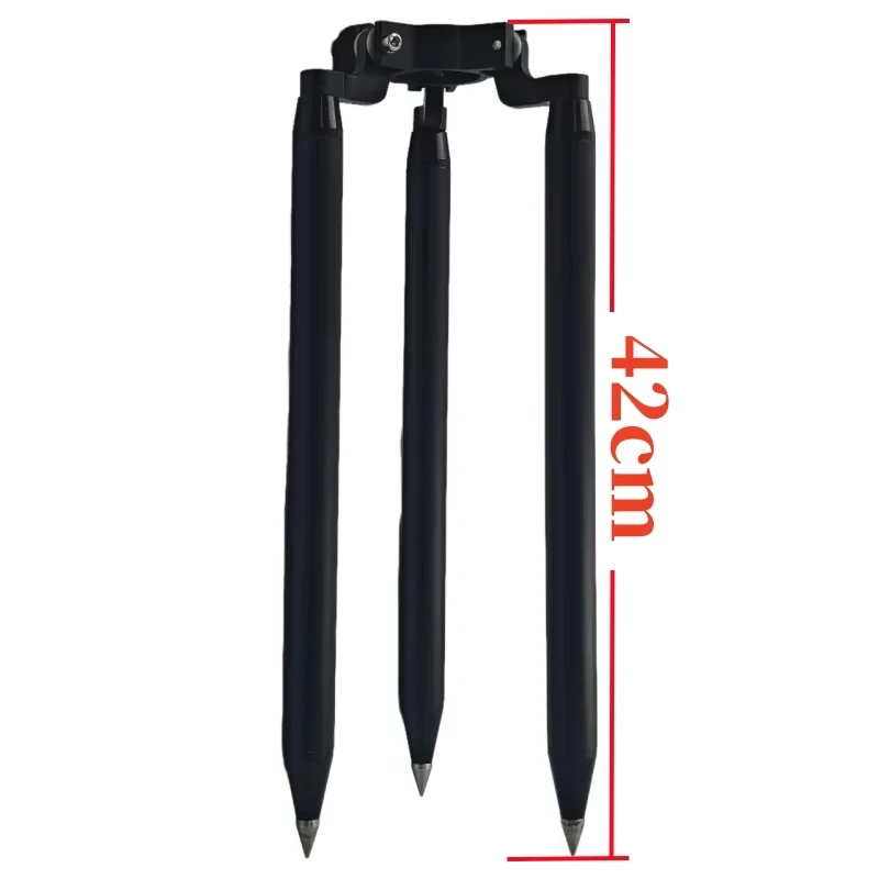 

High Quality 42cm Black Mini Tripod Fit for Diameter 20-40mm Prism Pole Surveying for Trimble GPS Total Station Mini Prism Pole