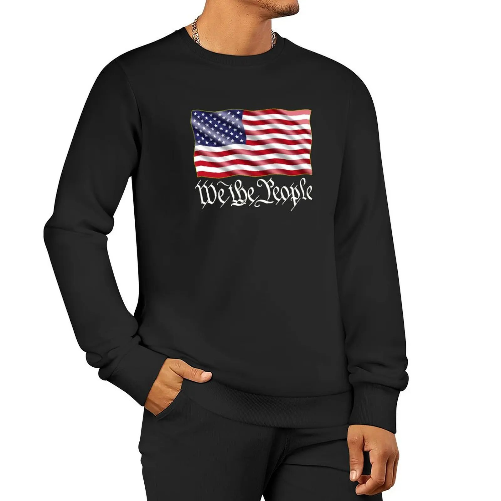 American Flag United States of America USA We The People Patriotic Patriot Gear for Women & Men Patriots Pullover Hoodie