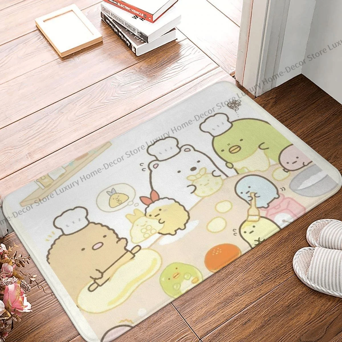 Non-slip Doormat Bath Mat Sumikko Gurashi Balcony Carpet Entrance Door Rug Bedroom Decorative