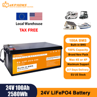 Poland warehouse Fast delivery 200AH 100Ah Power Wall LiFePo4 Lithium Battery BMS 6000+ Cycle Energy Storage Battery Home Power