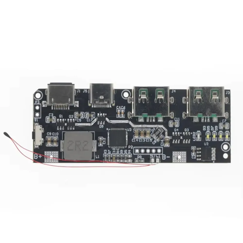 10pcs/lot 22.5W Power bank 5-port bidirectional fast charging Mobile power module Circuit board DIY Motherboard QC4+PD3.0