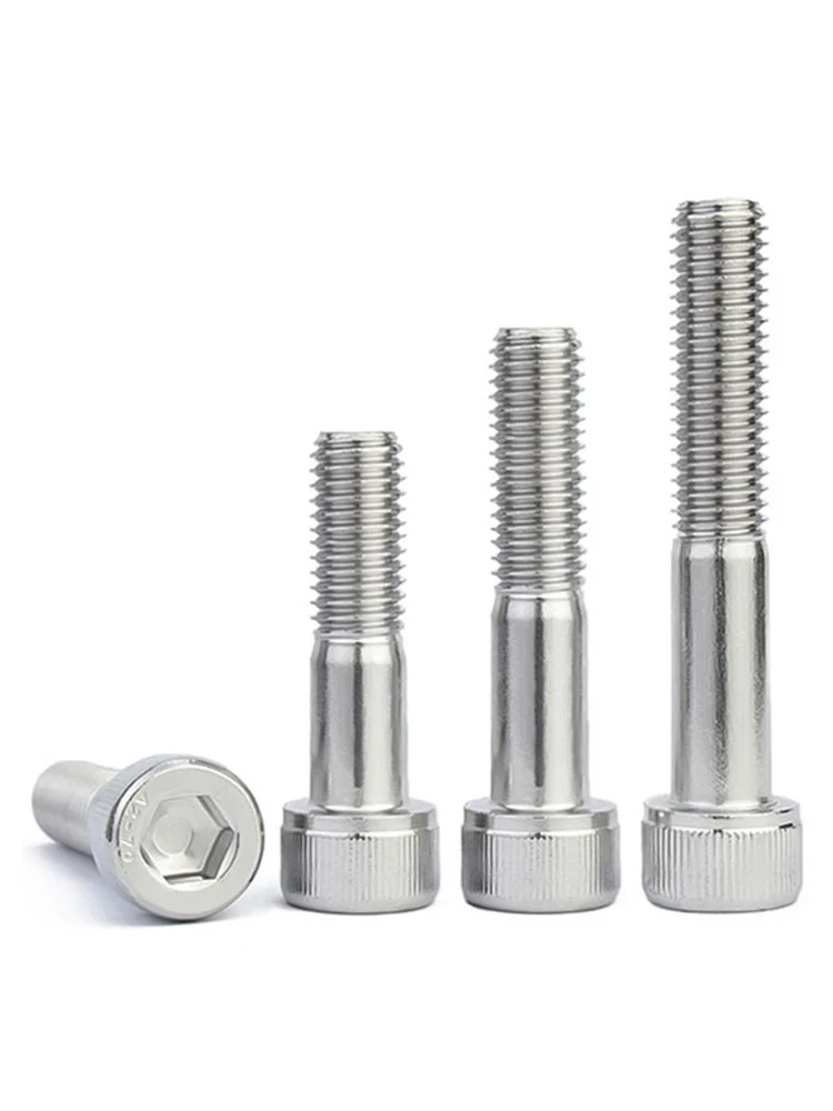 10pcs M5x40mm 316 Stainless Steel Half Thread Allen Hexagon Hex Socket Cap Head Screw Bolt