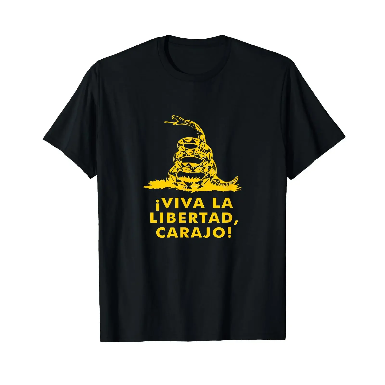 Viva la Libertad Carajo Milei Libertarian ANCAP Liberty T Shirt vintage Washed graphic Breathable fashion homme