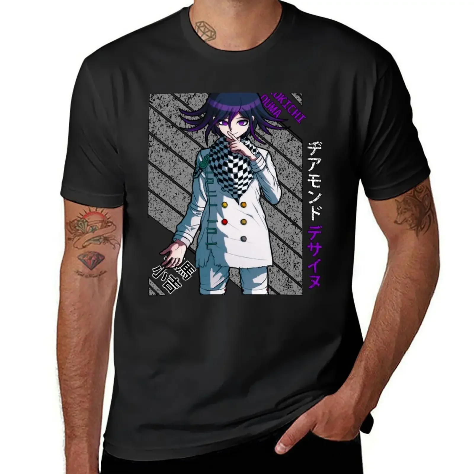

Kokichi Ouma - DanganRonpa V3 T-Shirt tops blanks plain t shirts men