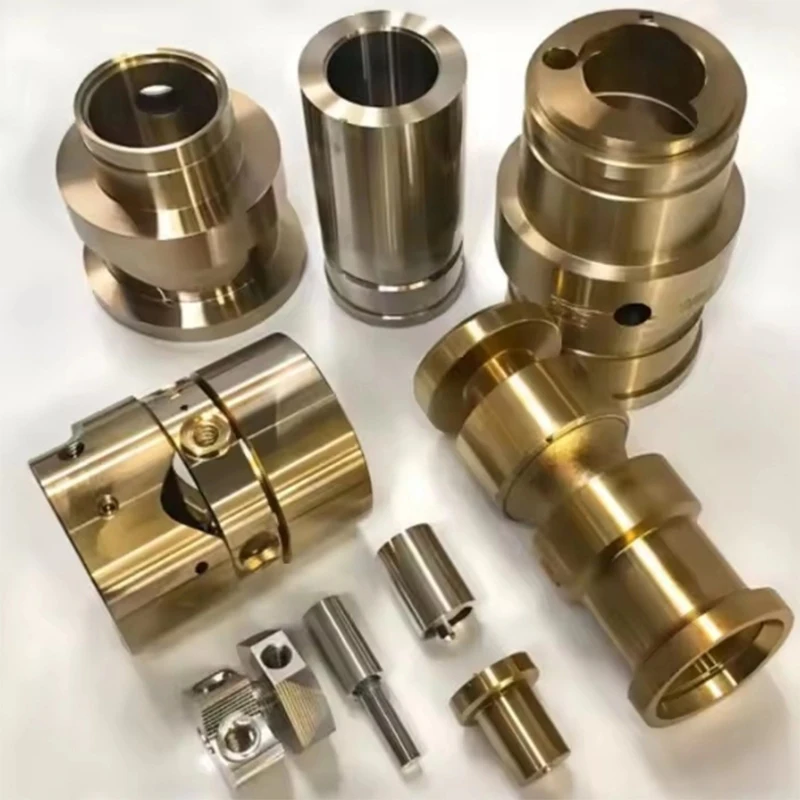 

OEM Custom Made Precision Brass CNC Parts Milling Machining Services 5 Axis Stainless Steel Turning Machined Parts
