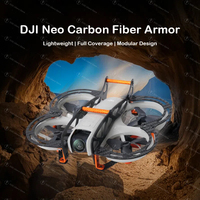 For DJI NEO Full Carbon Fiber Anti-collision Armor Lightweight Anti-Fall Protection Drone Guard Armor Combo Accessories Set