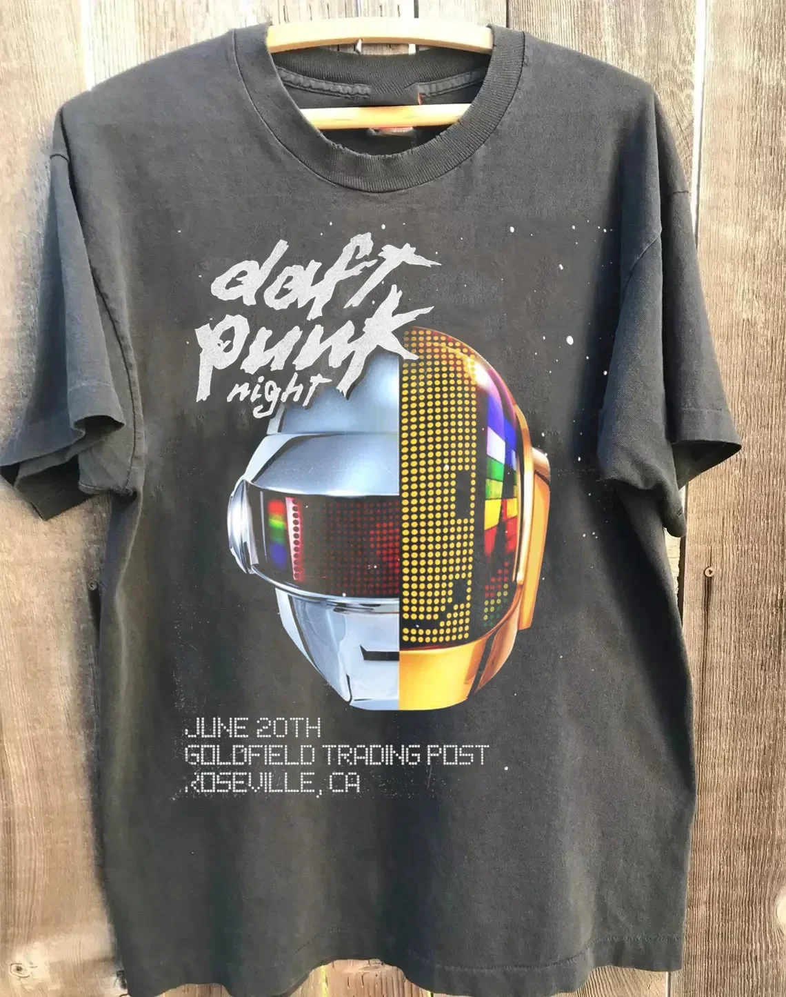 New Daft Punk Tour June 2025 Poster ALL SIZE S-5XL Charcoal T-SHIRT MD710