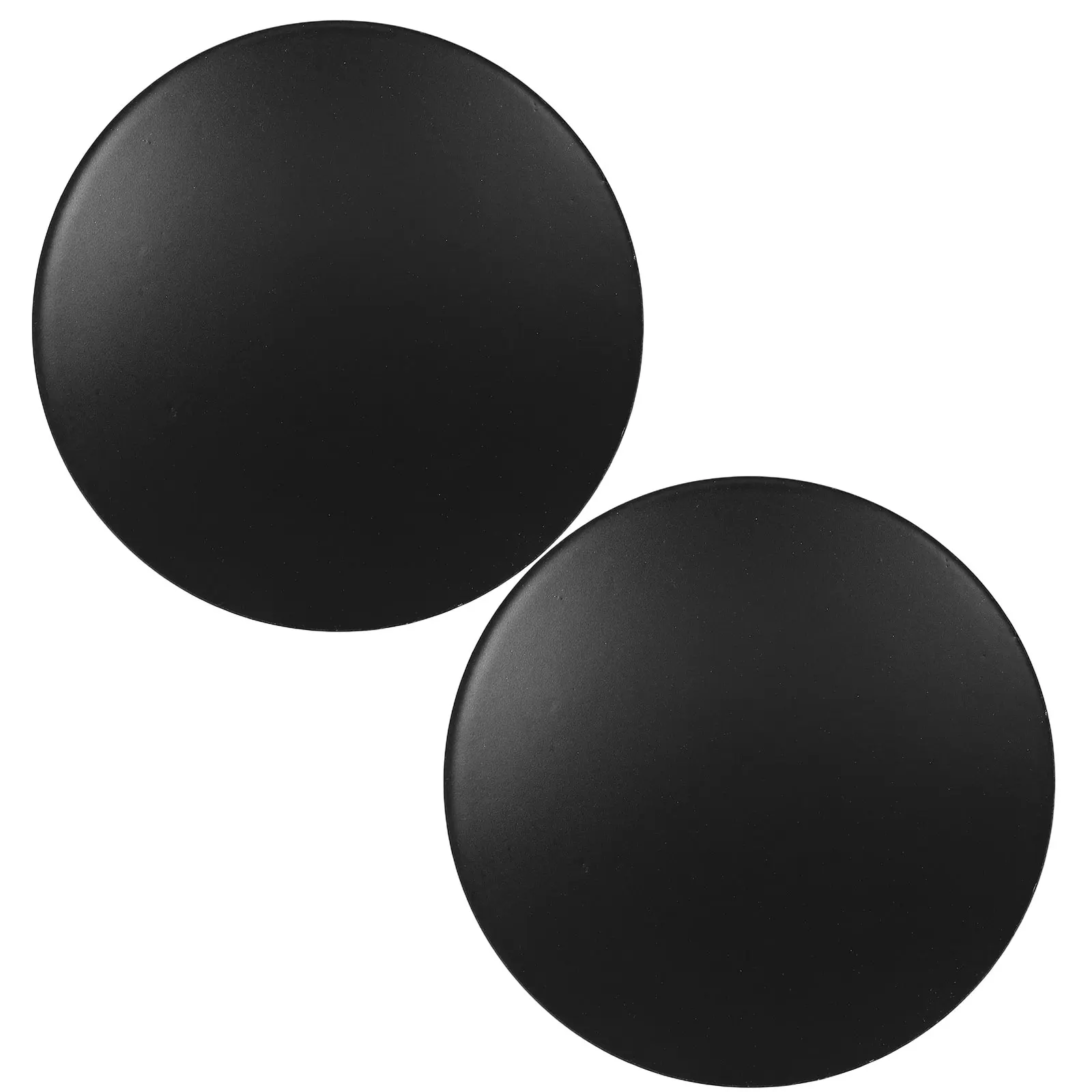 

2pcs Iron Holders Elegant Dripproof Tray Table Centerpiece Modern Home Decor Wide Round Metal Tray For Dining Living