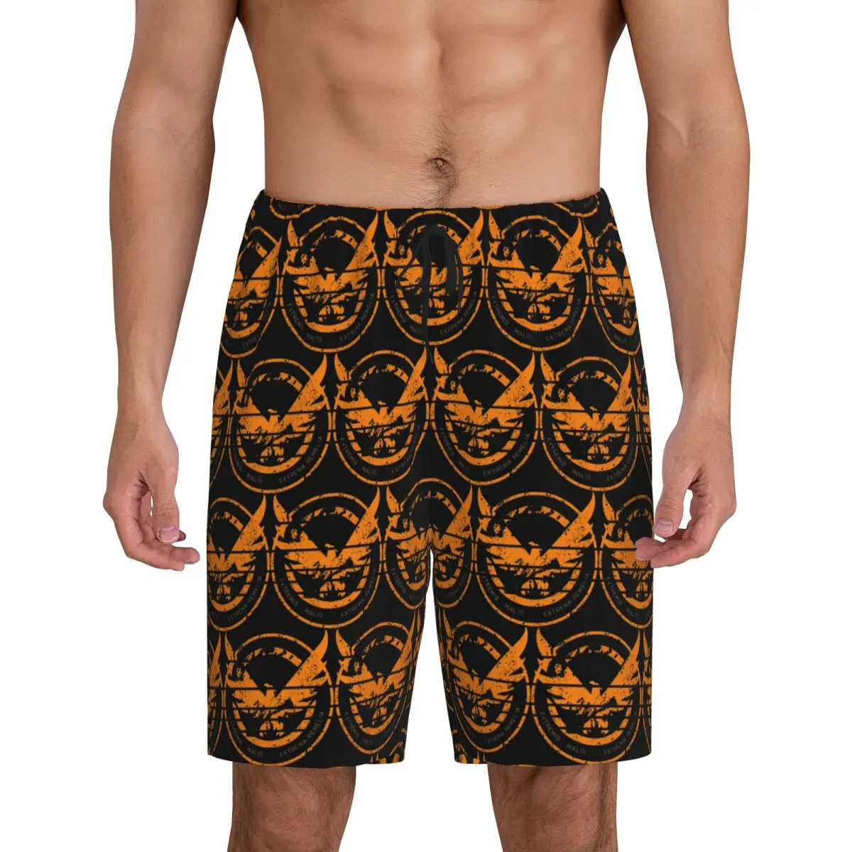 

Custom The Division 2 Shd Short Pajama Pants Men Sleepwear Sleep Lounge Bottom Shorts Sleeping Pants
