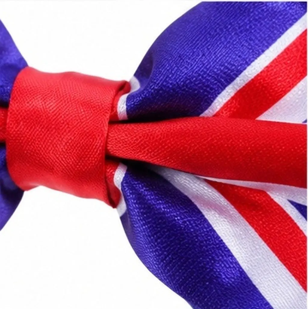 Men Uk Flag Bow Tie Patriotic Novelty Bowknot for Suit Wedding Party Graduation British Celebration Men Neckwear Accessories