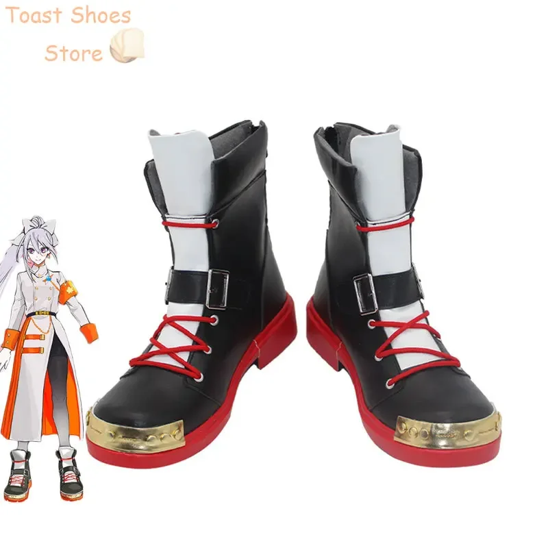 

Higuchi Kaede обувь для косплея Vtuber реквизит для косплея обувь из искусственной кожи Хэллоуин карнавальные ботинки реквизит для костюма