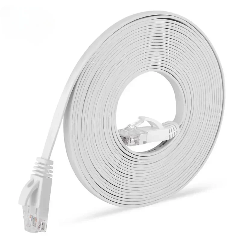 15m 20m 25m 30m 50m Cable CAT6 Flat Ethernet Cable RJ45 Patch LAN CAT 6 Network cable For Computer Router Laptop