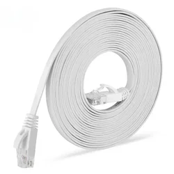 15m 20m 25m 30m 50m kabel CAT6 kabel płaski Ethernet RJ45 Patch LAN CAT 6 kabel sieciowy do komputera Router Laptop