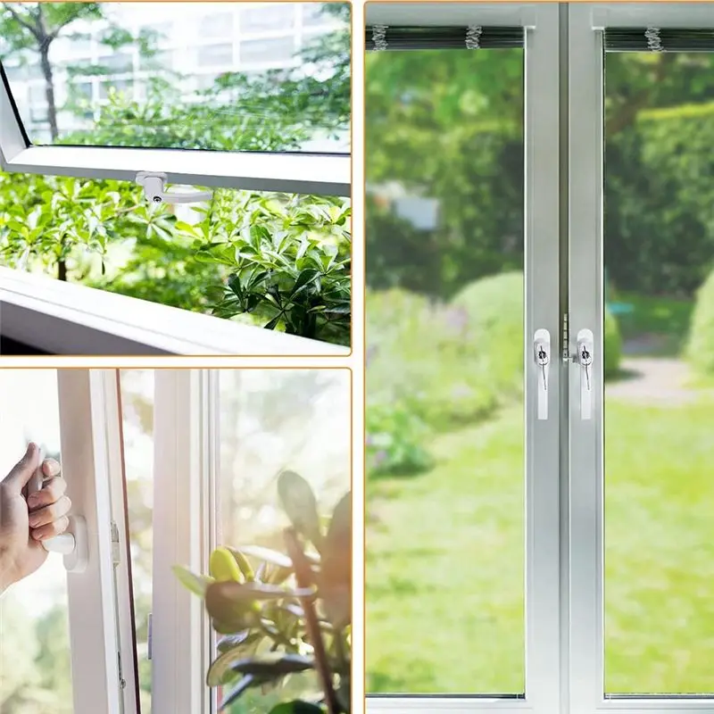 

2026 + 8 оконных ручек, длина вала 35 мм, запираемые оконные ручки в наклоне, защитное от детей, замок для закрытого окна