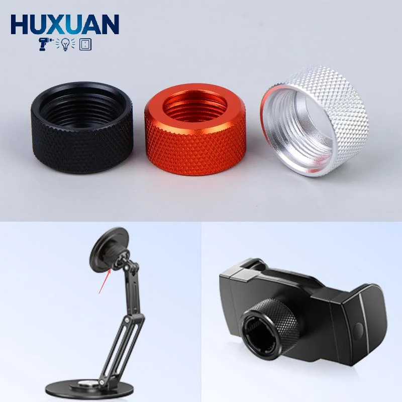 17mm Ball Head Tightening Nut Sturdy Plastic Fastener for Universal Car Phone Holder Mount Adjustable Stand Repair Parts
