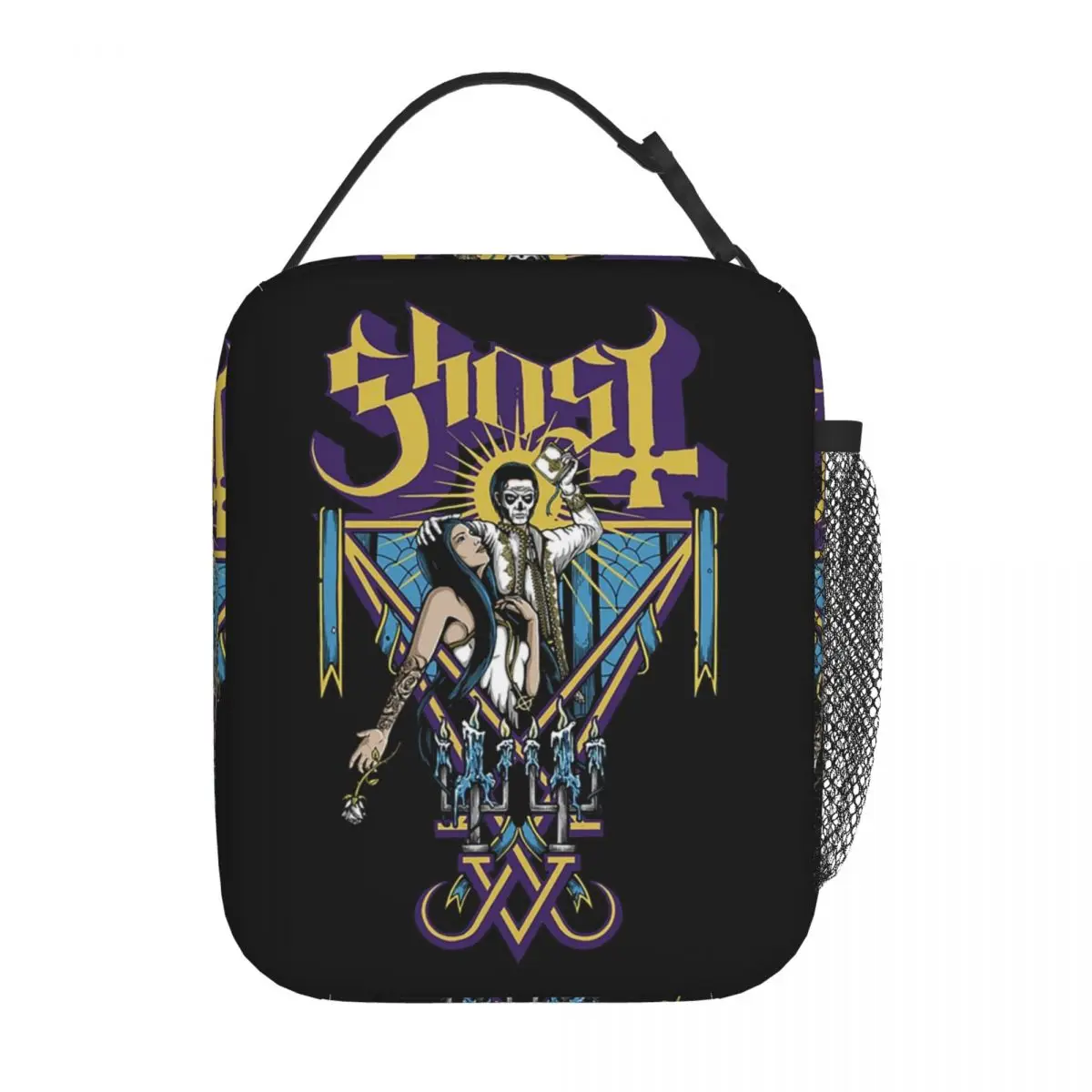 Swedish Rock Band Horror Ghost Insulated Lunch Tote Bag for Women Resuable Thermal Cooler Food Lunch Box School