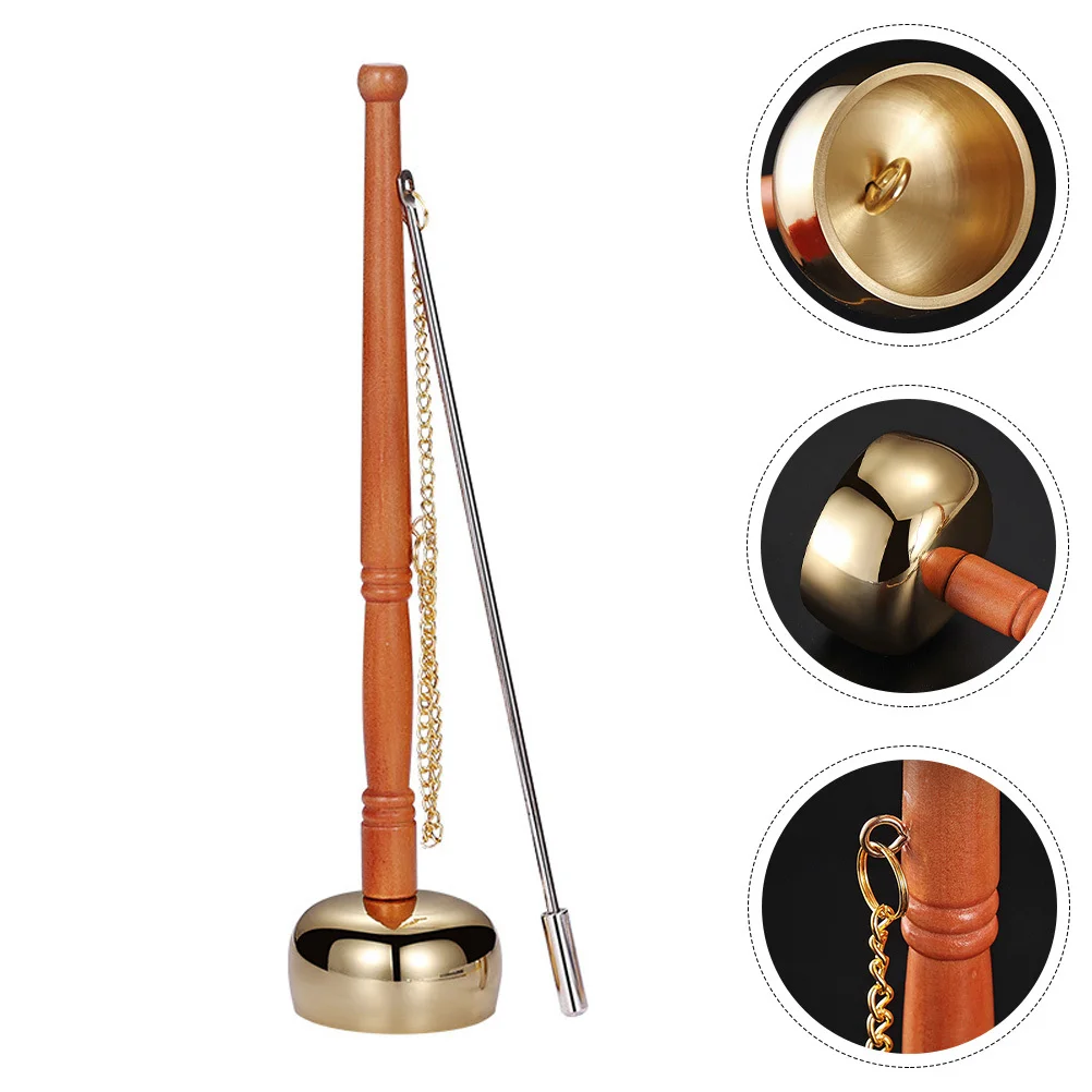 

Portable Copper Yin Qing Buddha Percussion Instrument Handheld Buddhist Musical Instrument Temple Ceremony Decorative Gift
