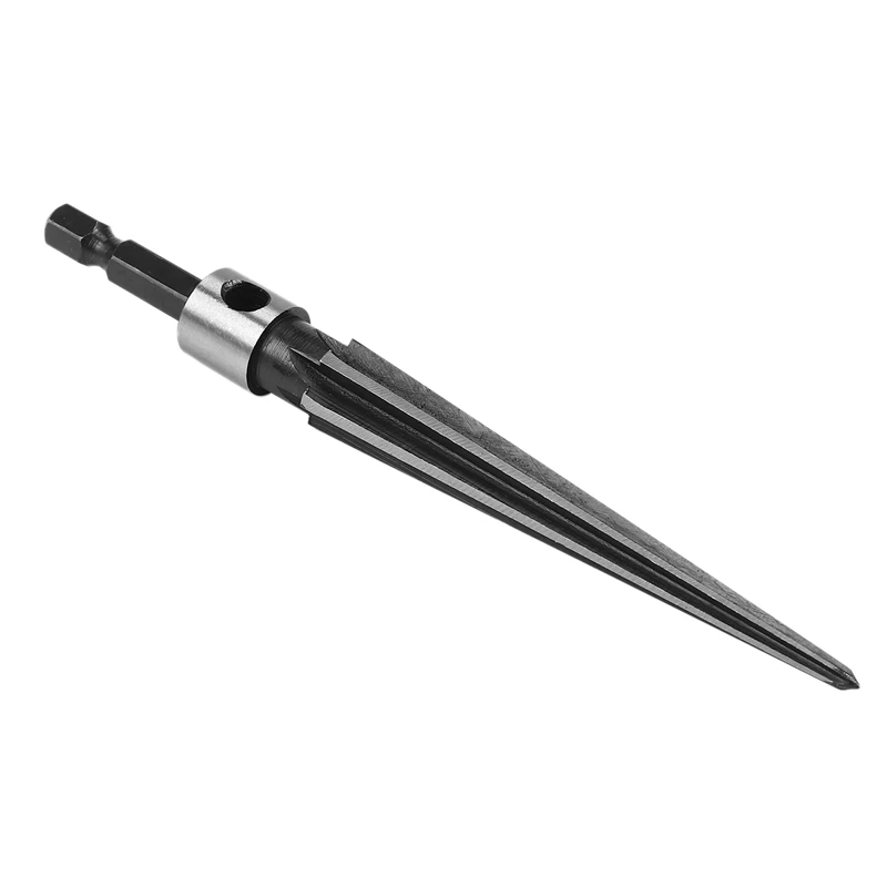 Taper Reamer 3-13Mm Hex Shank Reamer Fluted มือถือสะพานเหล็ก Pin Hole Chamfer ตัดไม้เครื่องมือ Core เจาะบิต Ream