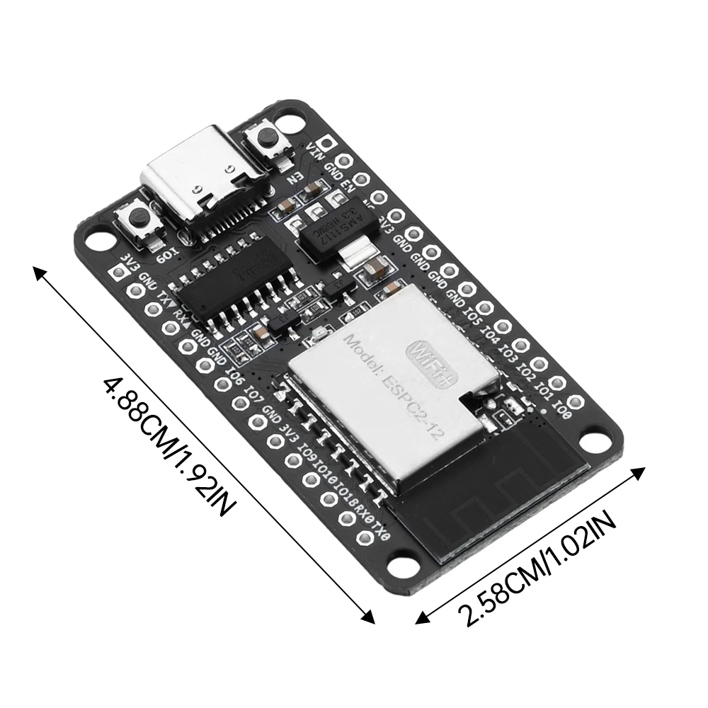ESPC2-12 ESP8684 2M ESP32-C2 DevKit Development Board CH340 WIFI Bluetooth modul tipe-c RISC-V 32-bit prosesor inti tunggal