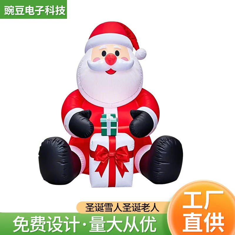 

Christmas Snowman Santa Claus Inflatable Cartoon Display Mall Ornament Inflatable Christmas Inflatable Model
