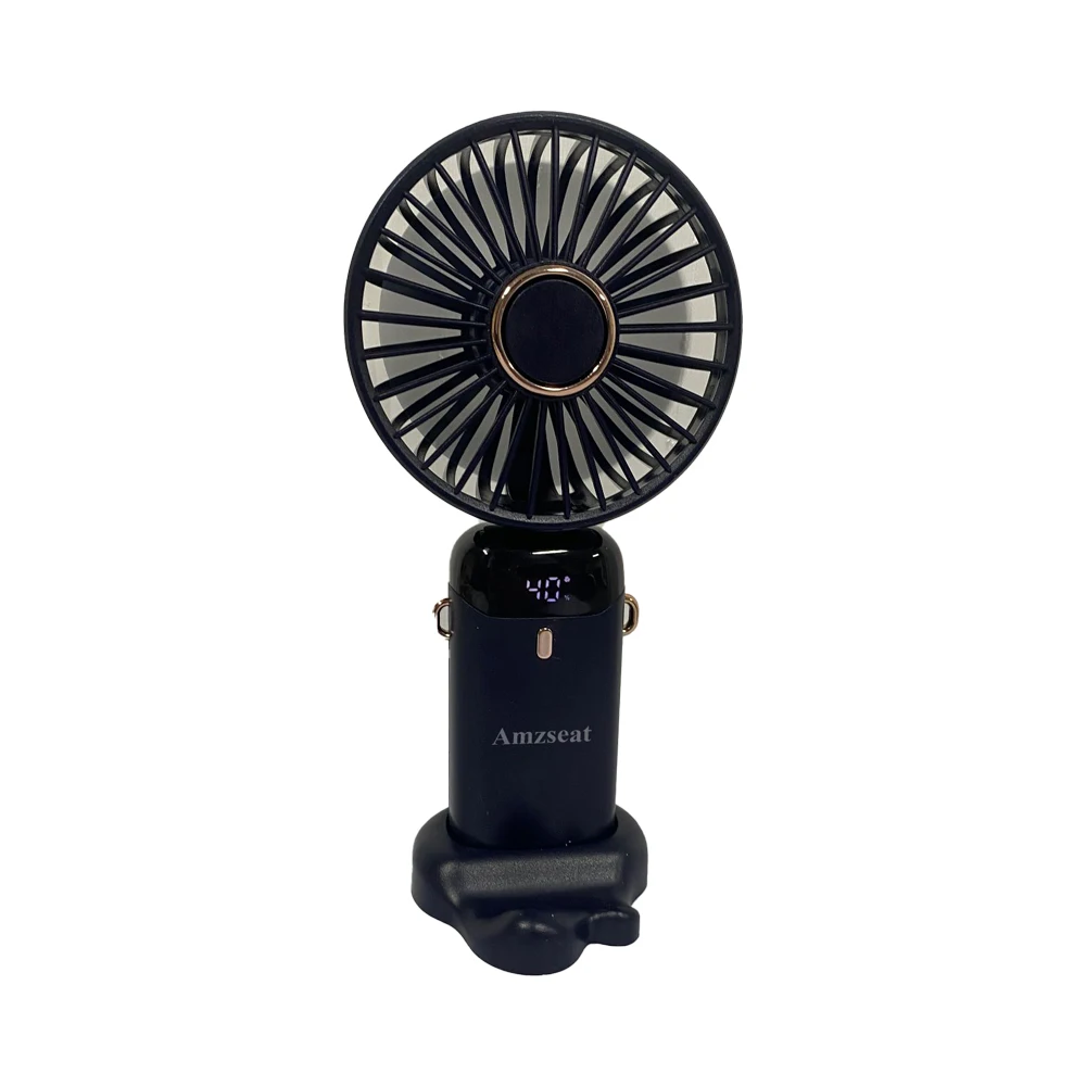 Amzseat Portable electric fan, Mini Fan Powerful Small Personal Portable Fan, USB Rechargeable