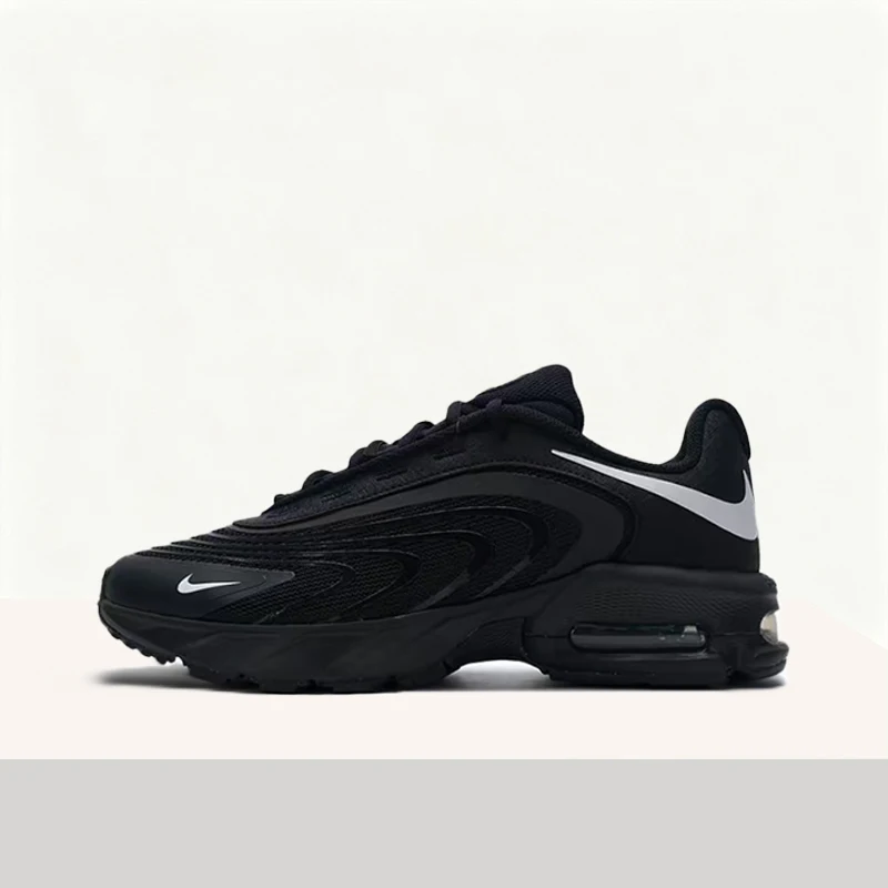 Nike Air Max Fire Comfortable Sports Wearable Lightweight Breathable Low-top Casual Shoes for Men - Black  IO4510-003