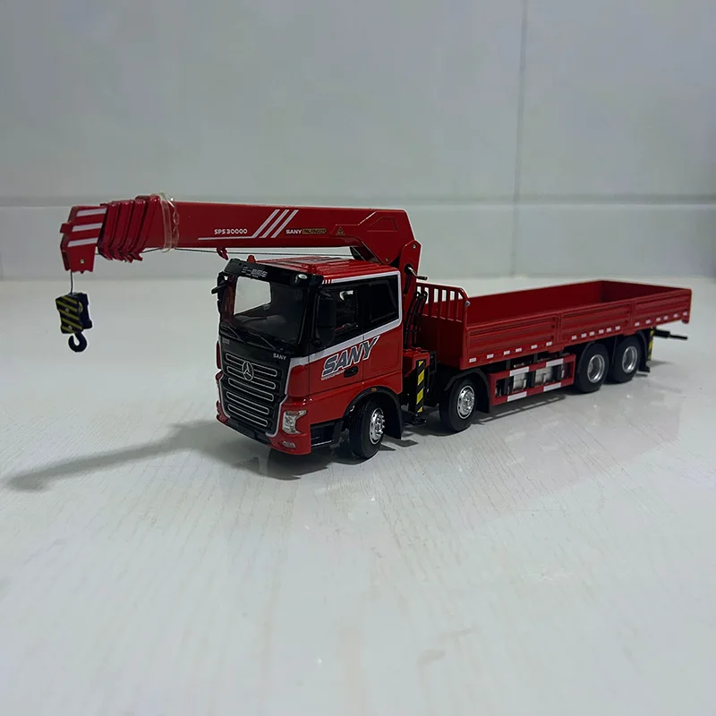 Escala 1:43 Sany SPS3000 guindaste liga caminhão modelo coleção ornamentos veículo brinquedo