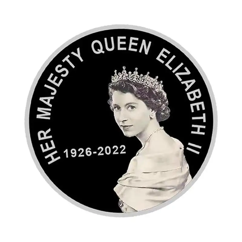 Elizabeth Queen II Memorial Badge Memorial Badge Gift Souvenirs1926-2022 Queen's Commemorative Badge Memorial Service Decor Gift