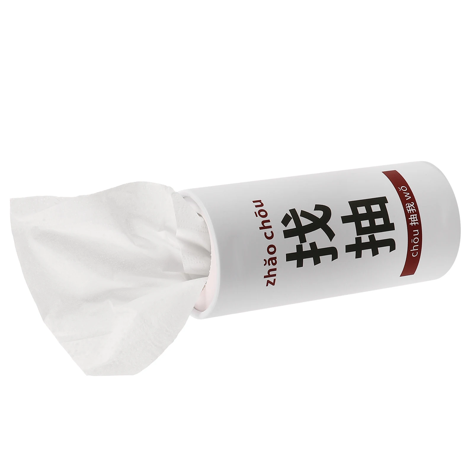 

Car Tissue Holder 690g White Cardboard Cylinder Round Boxes Dispenser Large Capacity Multifunctional Car Accessory Storage