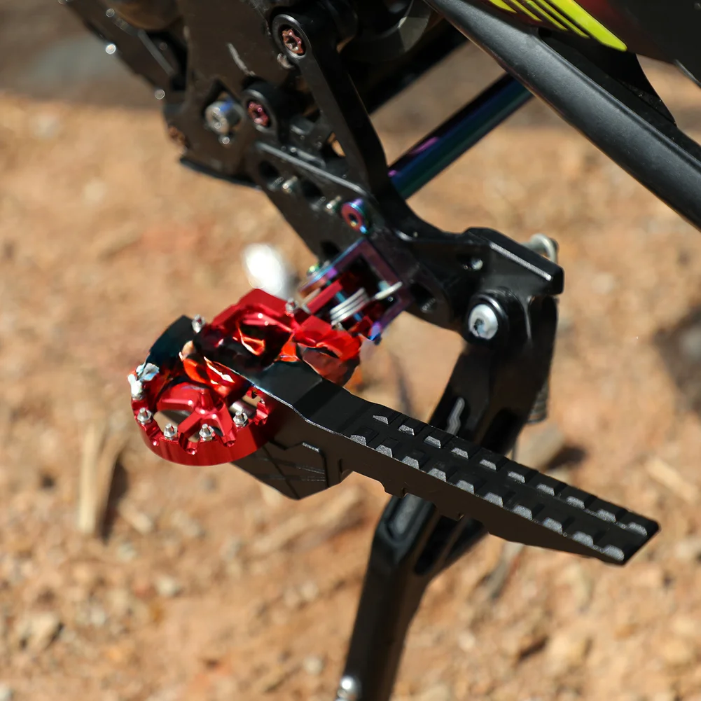 For Sur-Ron S X Electric Bicycle Footrest Extension Pegs Aluminum Bracket for Enhanced Riding Posture Stability